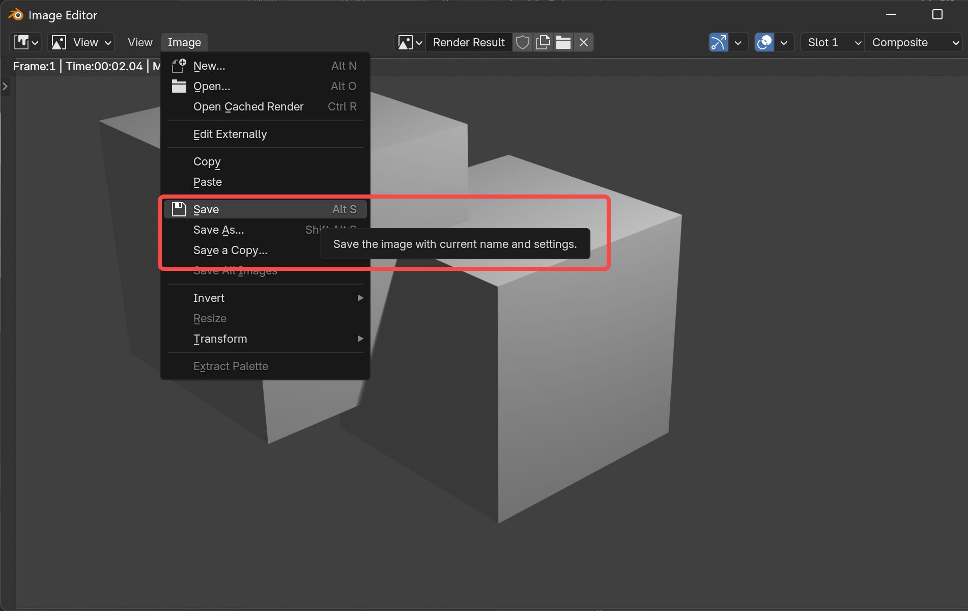 Image in a image block